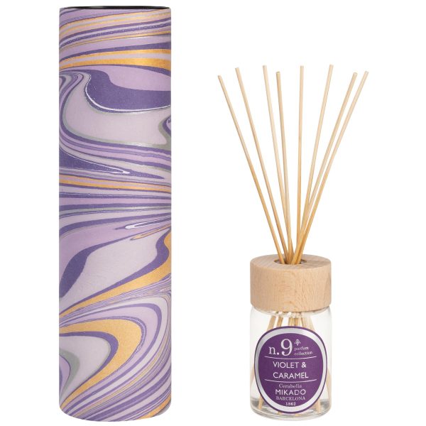 Mikado ambientador Violeta y Caramelo