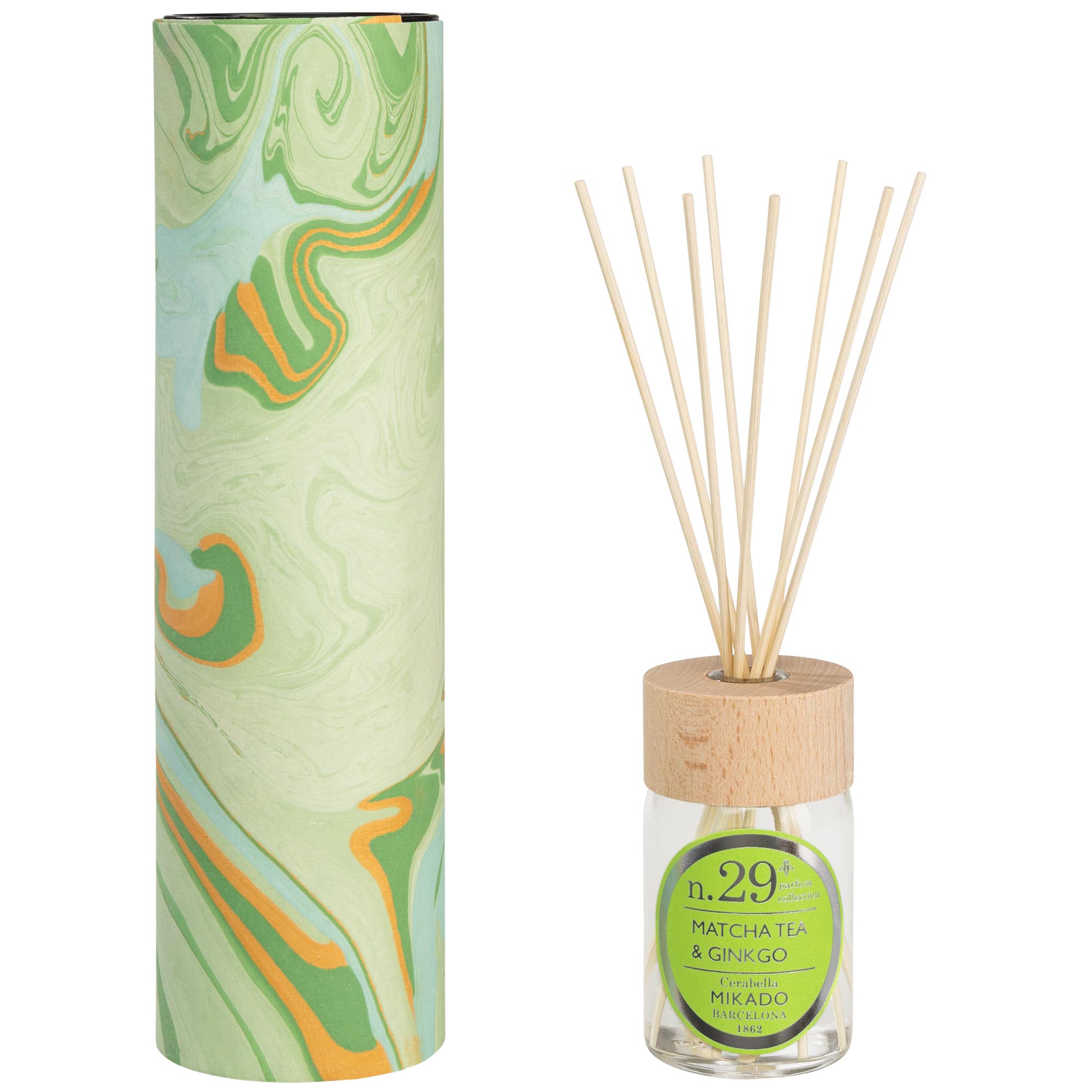 Mikado ambientador té matcha y ginkgo