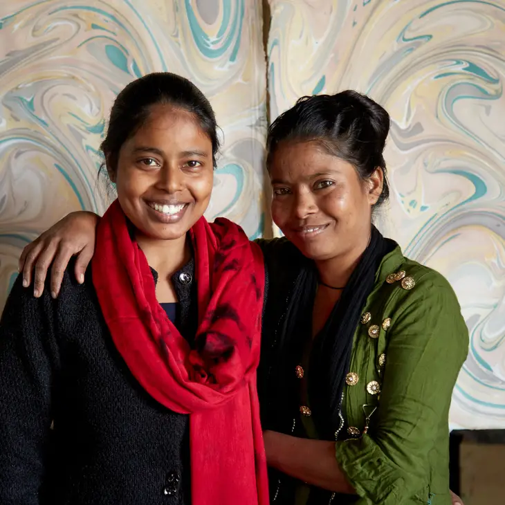 Papel de regalo marmolado cuarzo rosa - Imagen 2