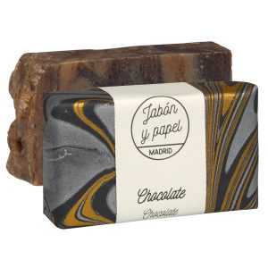 Jabón sólido natural de chocolate