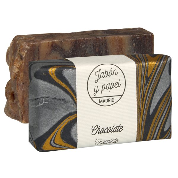 Jabón sólido natural de chocolate