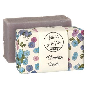 Jabón sólido natural caramelo de violetas