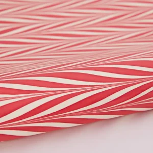 Papel de regalo caramelo rojo