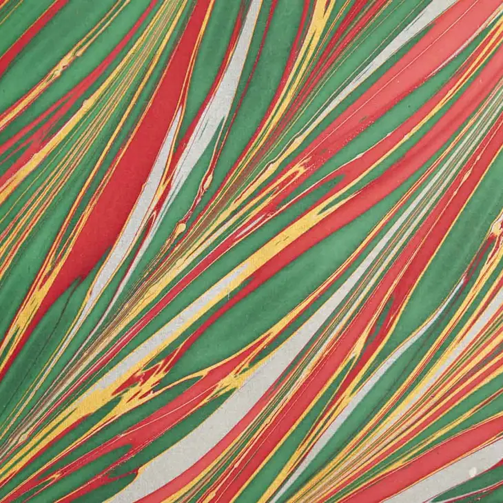 Papel de regalo marmolado navidad - Imagen 2