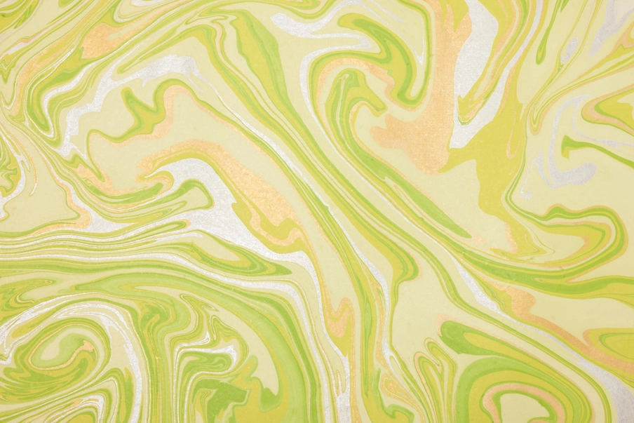 Papel de regalo marmolado limón limoncello - Imagen 2