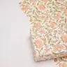 Papel de regalo grabado a mano flora coral - Imagen 2
