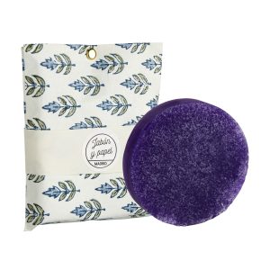 Jabón con esponja lavanda