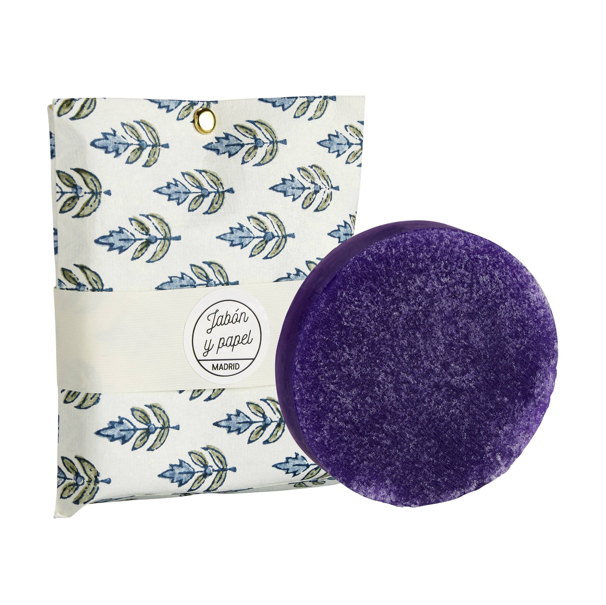 Jabón con esponja lavanda
