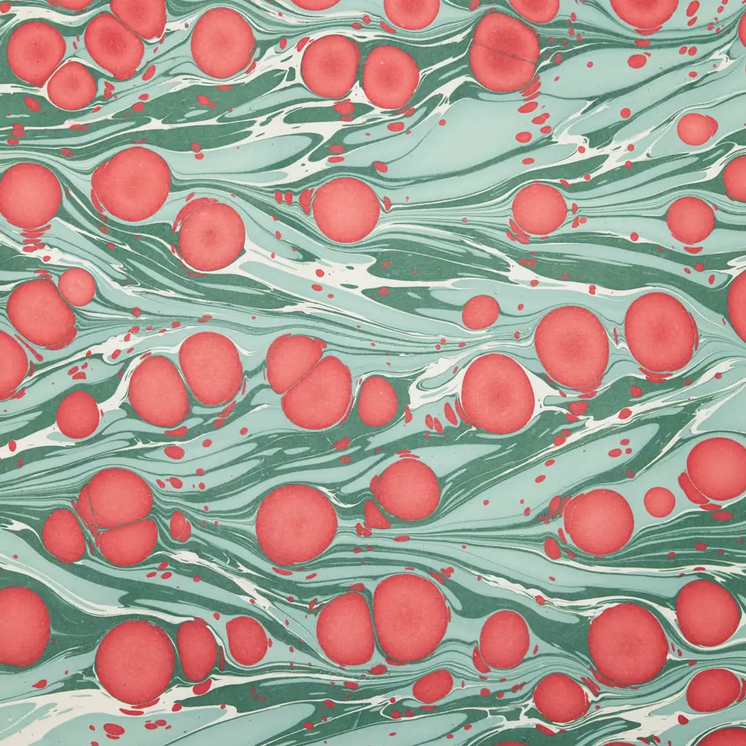 Papel de regalo marmolado burbujas cosmos - Imagen 2