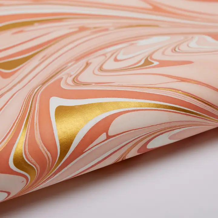 papel marmolado artesanal
