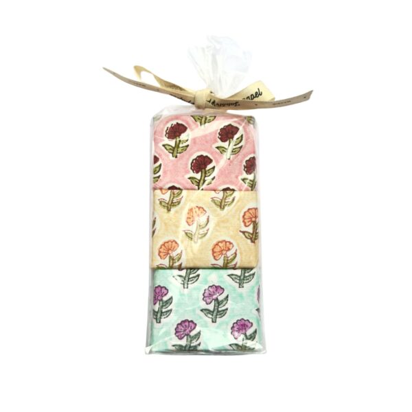Pack jabones artesanos argán rosa y aloe vera