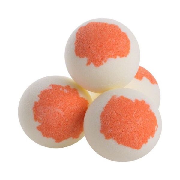 Bomba de baño naranja