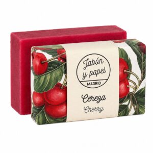 Jabón sólido natural cereza